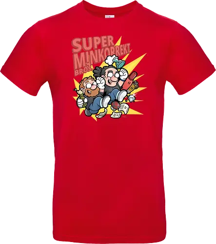 Methodisch Inkorrekt - Super M!nkorrekt Bros. - Methodisch Inkorrekt, Minkorrekt, poComicast - Standard T-Shirt