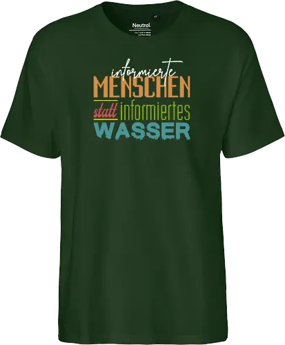 Methodisch Inkorrekt - Informierte Menschen Bunt weiß - Methodisch Inkorrekt, Minkorrekt, poComicast - Fairtrade T-Shirt