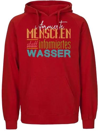 Methodisch Inkorrekt - Informierte Menschen Bunt weiß - Methodisch Inkorrekt, Minkorrekt, poComicast - Fairtrade Hoodie