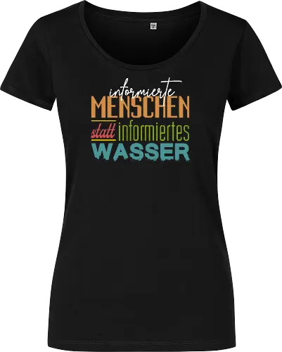 Methodisch Inkorrekt - Informierte Menschen Bunt weiß - Methodisch Inkorrekt, Minkorrekt, poComicast - Damen T-Shirt