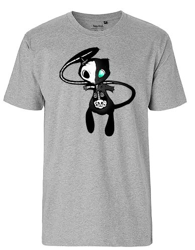 Dead Monster - skeleton, skelett, skull, schädel, anime, manga, gaming, pocket, monster, retro, classic, dead - Fairtrade T-Shirt