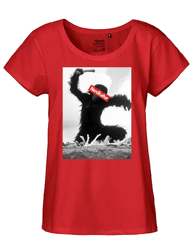 Nerdkultur - Ape - Nerdkultur, youtube, Filmkultur - Fairtrade Girl Shirt