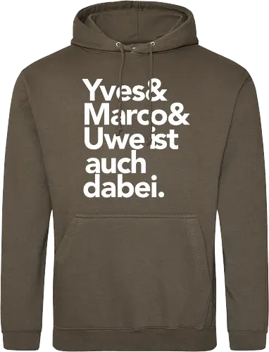 Nerdkultur - Yves, Marco, Uwe - Nerdkultur, yves, marco, uwe - Standard Hoodie