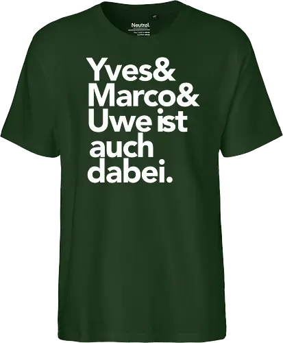 Nerdkultur - Yves, Marco, Uwe - Nerdkultur, yves, marco, uwe - Fairtrade T-Shirt
