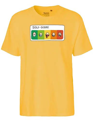 Soli-Score (Originalversion) - Cartoostrophal, soli-score - Fairtrade T-Shirt