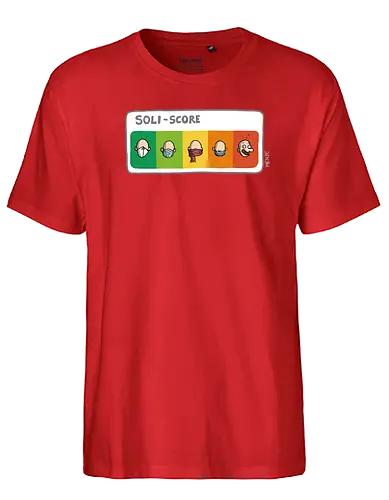 Soli-Score (Originalversion) - Cartoostrophal, soli-score - Fairtrade T-Shirt