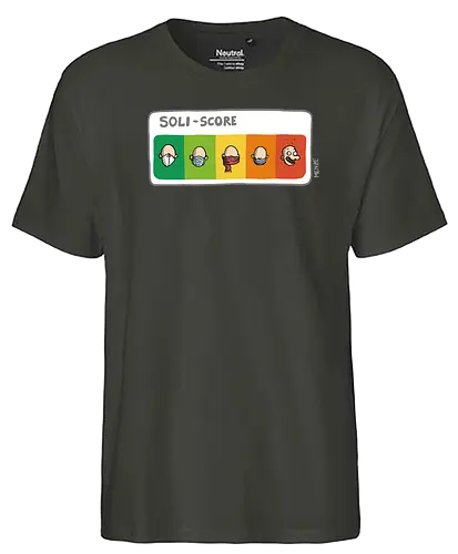 Soli-Score (Originalversion) - Cartoostrophal, soli-score - Fairtrade T-Shirt