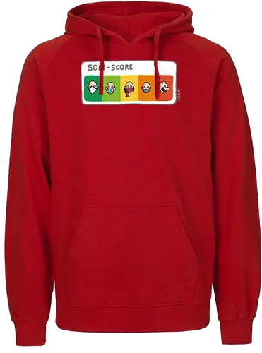 Soli-Score (Augenversion) - Cartoostrophal, soli-score - Fairtrade Hoodie
