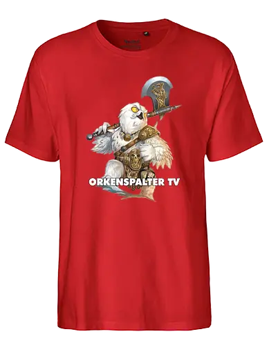 Orkenspalter - Barbarenheinz - orkenspalter, rpg, pen and paper, blog, fantasy, rollenspiel, roleplay game - Fairtrade T-Shirt