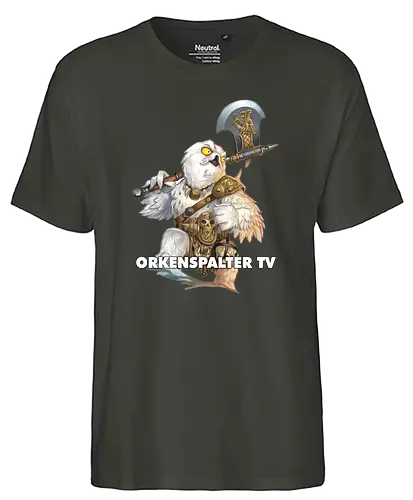 Orkenspalter - Barbarenheinz - orkenspalter, rpg, pen and paper, blog, fantasy, rollenspiel, roleplay game - Fairtrade T-Shirt