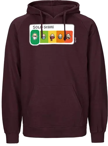 Soli-Score FFP2 Auswahl - Cartoostrophal, soli-score - Fairtrade Hoodie