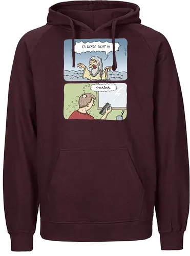 Cartoostrophal - ES WERDE LICHT! - Cartoostrophal, soli-score, ffp2 - Fairtrade Hoodie