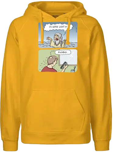 Cartoostrophal - ES WERDE LICHT! - Cartoostrophal, soli-score, ffp2 - Fairtrade Hoodie