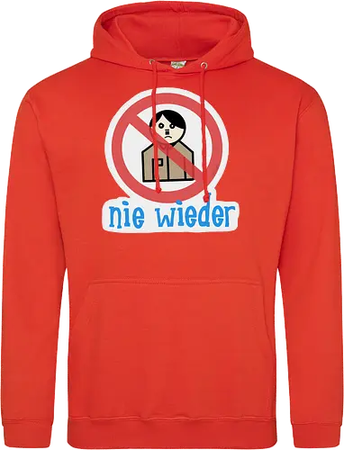 Nie wieder (mit Hintergrund)