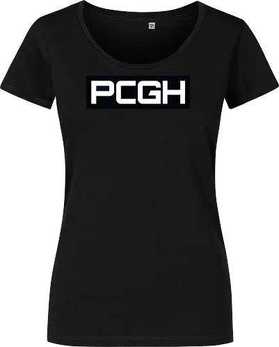 PCGH - Logo S/W - Damen T-Shirt