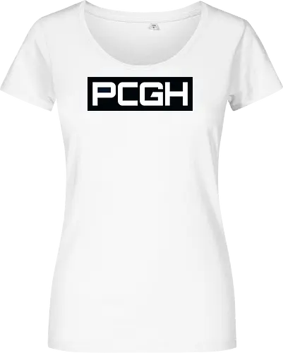PCGH - Logo S/W - Damen T-Shirt