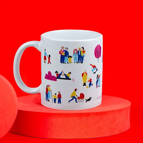 Pinkstinks - Familien Tasse 2023 - pinkstinks, support - Keramiktasse