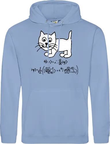 Schrödingers Katze - Quantum Tomato, Florian Aigner, katze, schrödingers katze, mathe, physik, science - Standard Hoodie