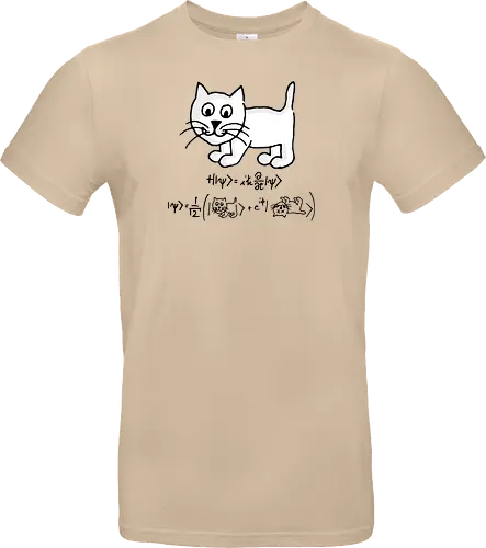Schrödingers Katze - Quantum Tomato, Florian Aigner, katze, schrödingers katze, mathe, physik, science - Standard T-Shirt