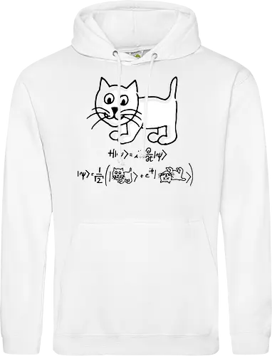Schrödingers Katze - Quantum Tomato, Florian Aigner, katze, schrödingers katze, mathe, physik, science - Standard Hoodie