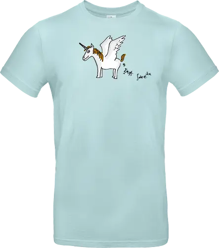 The Flying Unicorn Equation - Quantum Tomato, Florian Aigner, einhorn, mathe, physik, Gleichung - Standard T-Shirt