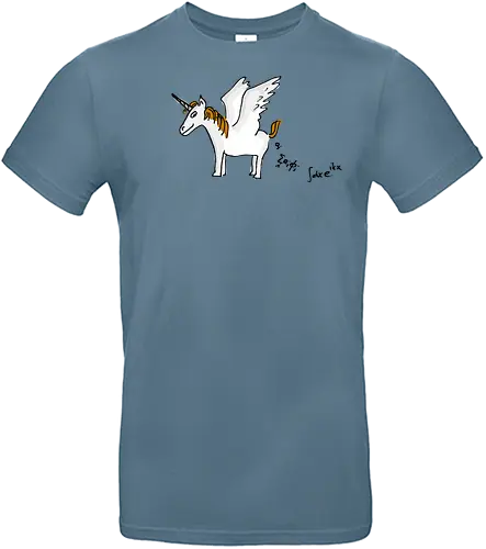The Flying Unicorn Equation - Quantum Tomato, Florian Aigner, einhorn, mathe, physik, Gleichung - Standard T-Shirt