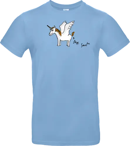 The Flying Unicorn Equation - Quantum Tomato, Florian Aigner, einhorn, mathe, physik, Gleichung - Standard T-Shirt