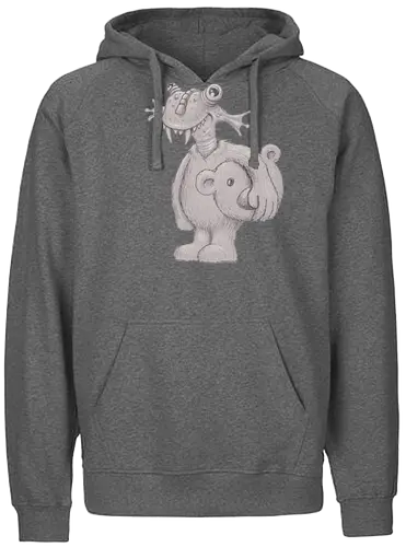 Robby Boss - Monster - rob boss, bob ross, zeichnen, merchandise, rocketbns - Fairtrade Hoodie