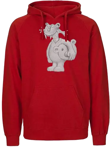 Robby Boss - Monster - rob boss, bob ross, zeichnen, merchandise, rocketbns - Fairtrade Hoodie