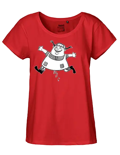Robby Boss - Pipi - rob boss, bob ross, zeichnen, merchandise, pipi langstrumpf, rocketbns - Fairtrade Girl Shirt