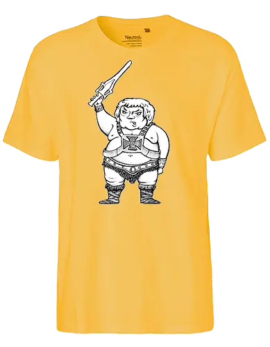 Robby Boss - He-is-da-Man - rob boss, bob ross, zeichnen, merchandise, rocketbns - Fairtrade T-Shirt
