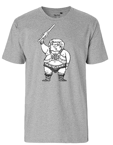 Robby Boss - He-is-da-Man - rob boss, bob ross, zeichnen, merchandise, rocketbns - Fairtrade T-Shirt