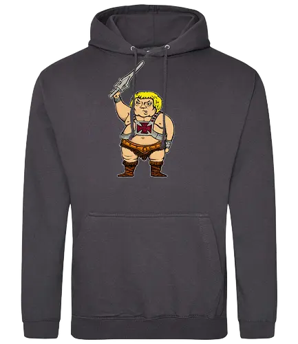 Robby Boss - He-is-da-Man - zeichnen, merchandise, rob boss, bob ross, rocketbns - Standard Hoodie