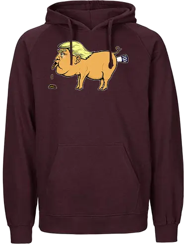 Robby Boss - Trumpeltier - rob boss, bob ross, zeichnen, merchandise, rocketbns - Fairtrade Hoodie