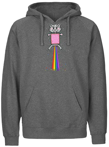 Robby Boss - Neoncat - nyancat, merchandise - Fairtrade Hoodie