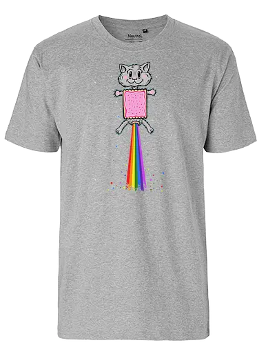 Robby Boss - Neoncat - nyancat, merchandise - Fairtrade T-Shirt