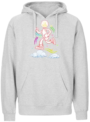 Robby Boss - Running Man - laufen, running, marathon, fatboys run - Fairtrade Hoodie