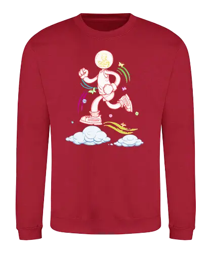 Robby Boss - Running Man - laufen, running, marathon, fatboys run - Sweatshirt