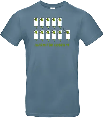 Ruthe - Cobra 11 - Ruthe, Ralph Ruthe, comic, cobra, schlange, 11, Alarm, fun, wecker - Standard T-Shirt