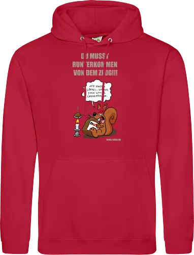 Ruthe - Nutella Eichhorn - Ruthe, Ralph Ruthe, comic, eichhörnchen, Nuss Nugat Creme, sucht - Standard Hoodie