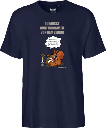 Ruthe - Nutella Eichhorn - Ruthe, Ralph Ruthe, comic, eichhörnchen, Nuss Nugat Creme, sucht - Fairtrade T-Shirt