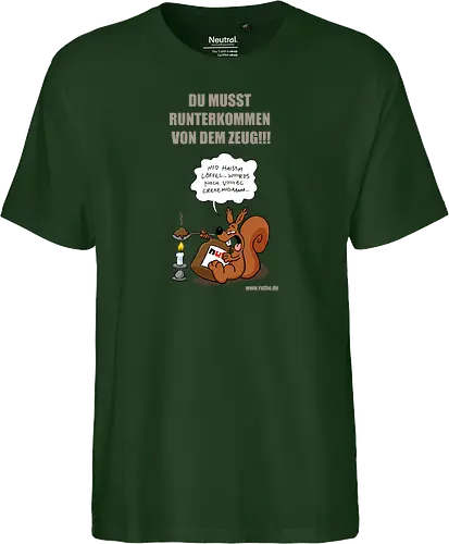 Ruthe - Nutella Eichhorn - Ruthe, Ralph Ruthe, comic, eichhörnchen, Nuss Nugat Creme, sucht - Fairtrade T-Shirt