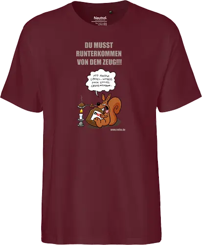 Ruthe - Nutella Eichhorn - Ruthe, Ralph Ruthe, comic, eichhörnchen, Nuss Nugat Creme, sucht - Fairtrade T-Shirt