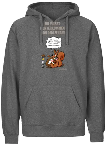 Ruthe - Nutella Eichhorn - Ruthe, Ralph Ruthe, comic, eichhörnchen, Nuss Nugat Creme, sucht - Fairtrade Hoodie