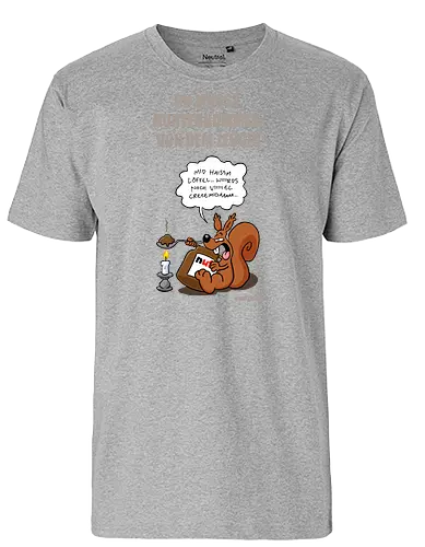 Ruthe - Nutella Eichhorn - Ruthe, Ralph Ruthe, comic, eichhörnchen, Nuss Nugat Creme, sucht - Fairtrade T-Shirt