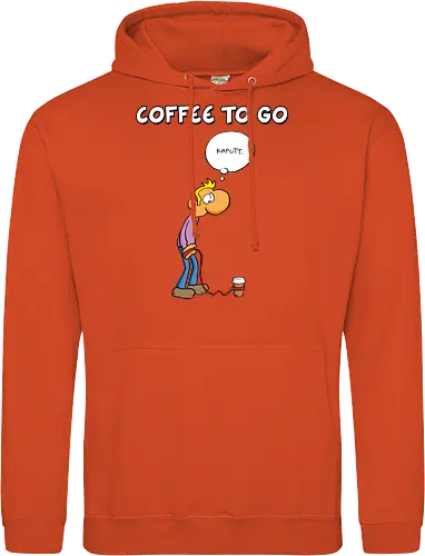 Ruthe - Coffee To Go - Ruthe, Ralph Ruthe, comic, coffee, to go, kaffee, Coffee TOGO - Standard Hoodie