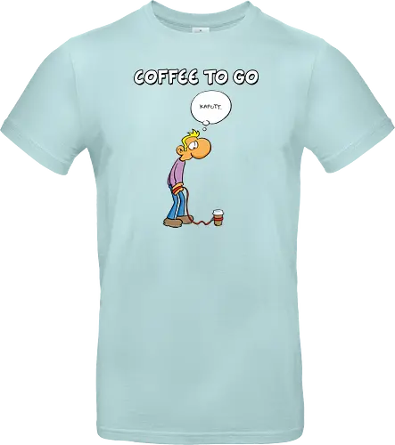 Ruthe - Coffee To Go - Ruthe, Ralph Ruthe, comic, coffee, to go, kaffee, Coffee TOGO - Standard T-Shirt