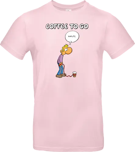 Ruthe - Coffee To Go - Ruthe, Ralph Ruthe, comic, coffee, to go, kaffee, Coffee TOGO - Standard T-Shirt