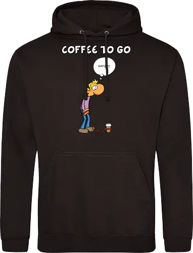 Ruthe - Coffee To Go - Ruthe, Ralph Ruthe, comic, coffee, to go, kaffee, Coffee TOGO - Standard Hoodie