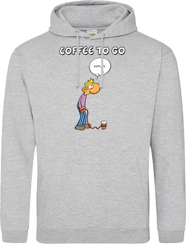 Ruthe - Coffee To Go - Ruthe, Ralph Ruthe, comic, coffee, to go, kaffee, Coffee TOGO - Standard Hoodie